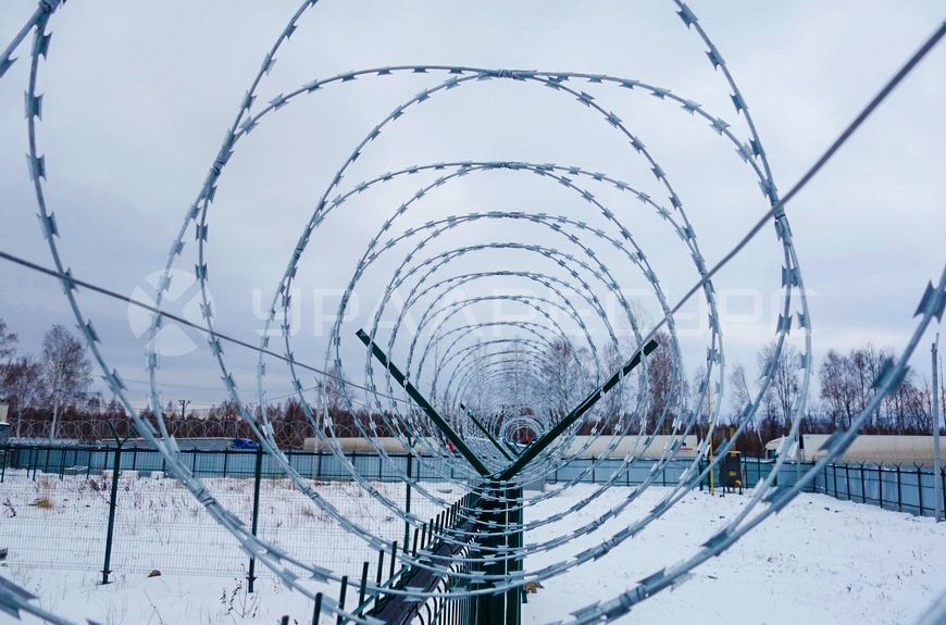 Ограждение 3D забором территории «Русбизнесавто»